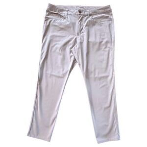 Lululemon‎ ABC Pants Mens 36 Slim Fit Gray Warpstreme  LM5AD8S